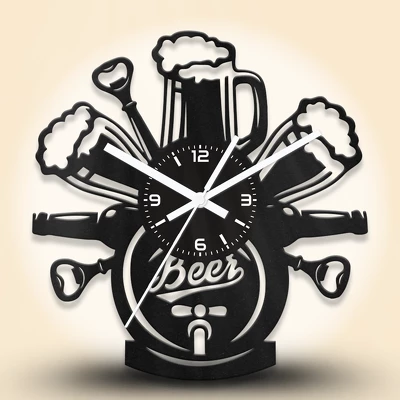 Sörimádó fa falióra