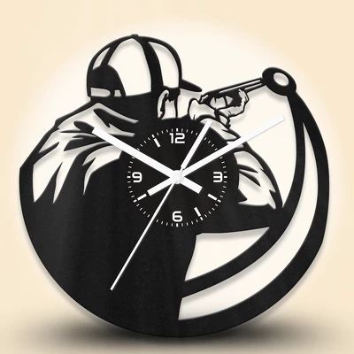 Sportlövészet fa falióra