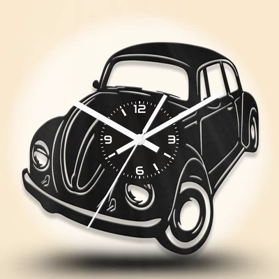 Volkswagen Bogár autós fa falióra