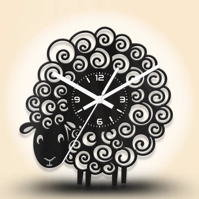 Bárányos fa falióra