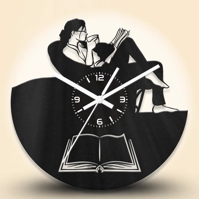 Könyvmoly fa falióra