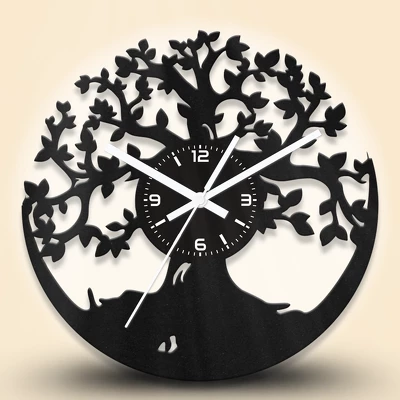 Életfás fa falióra