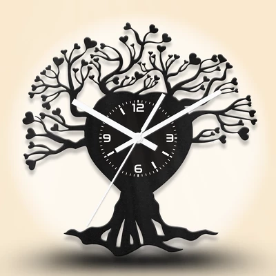 Életfás fa falióra