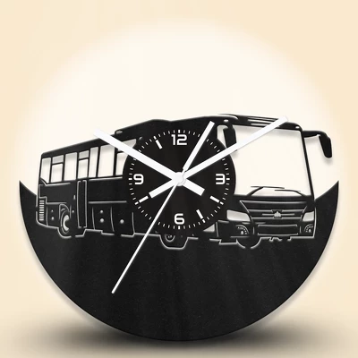 Buszsofőr fa falióra