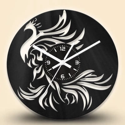 Főnix madaras fa falióra