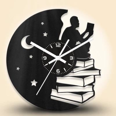 Könyvmoly fa falióra