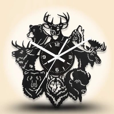 Eredei állatos fa falióra