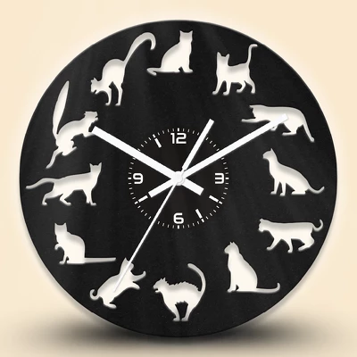 Macskaimádó fa falióra