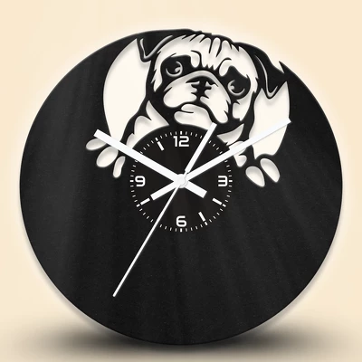 Mopsz kuyás fa falióra