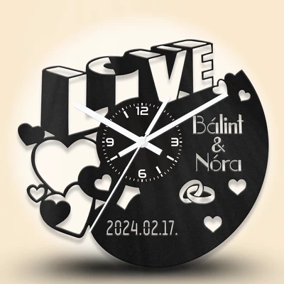 Eljegyzés fa falióra