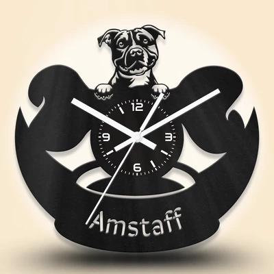 Amerikai staffordshire terrier kutyafejes fa falióra