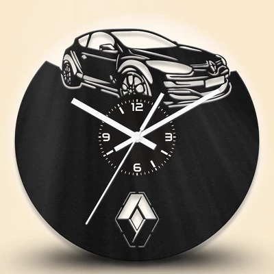 Renault Megane autós fa falióra