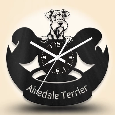 Airedale Terrier kutyafejes fa falióra