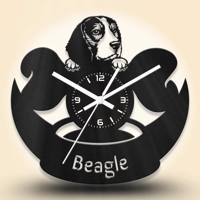 Beagle kutyafejes fa falióra