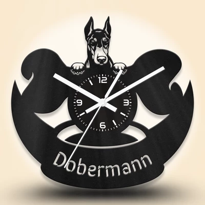 Dobermann kutyafejes fa falióra