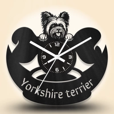 Yorkshire terrier kutyafejes fa falióra