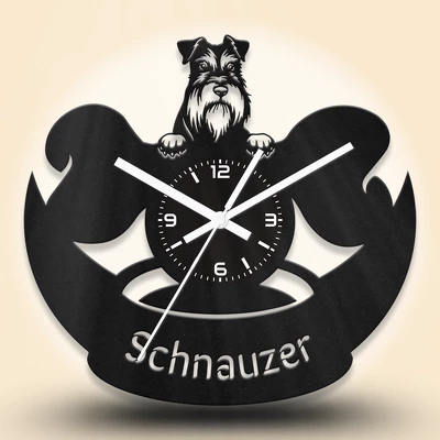 Schnauzer kutyafejes fa falióra