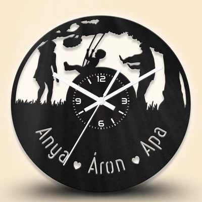 Együtt a család fa falióra