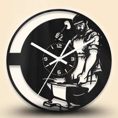 Kovácsmester fa falióra