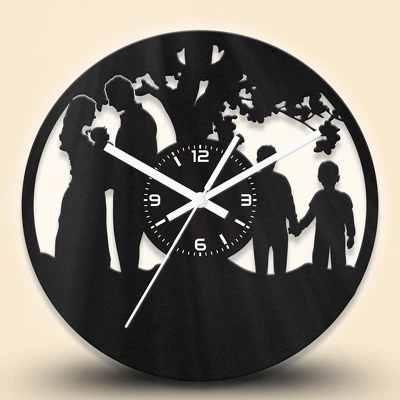 Együtt a család fa falióra