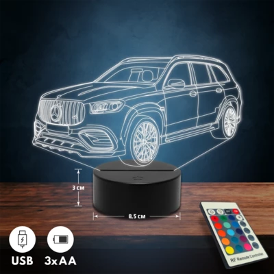Mercedes GLS 63 AMG 3D Led lámpa