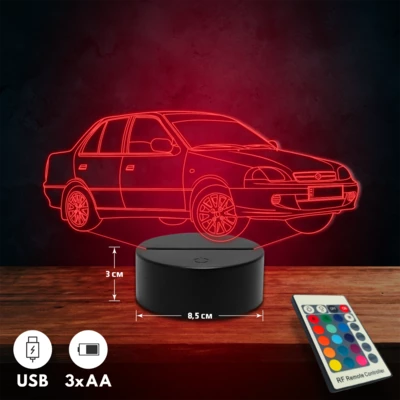 Suzuki Swift Sedan 3D Led lámpa