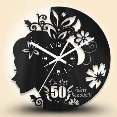 Boldog Születésnapot fa falióra