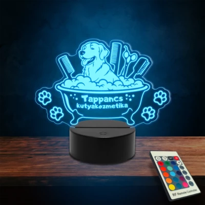Kutyakozmetika 3D Led lámpa